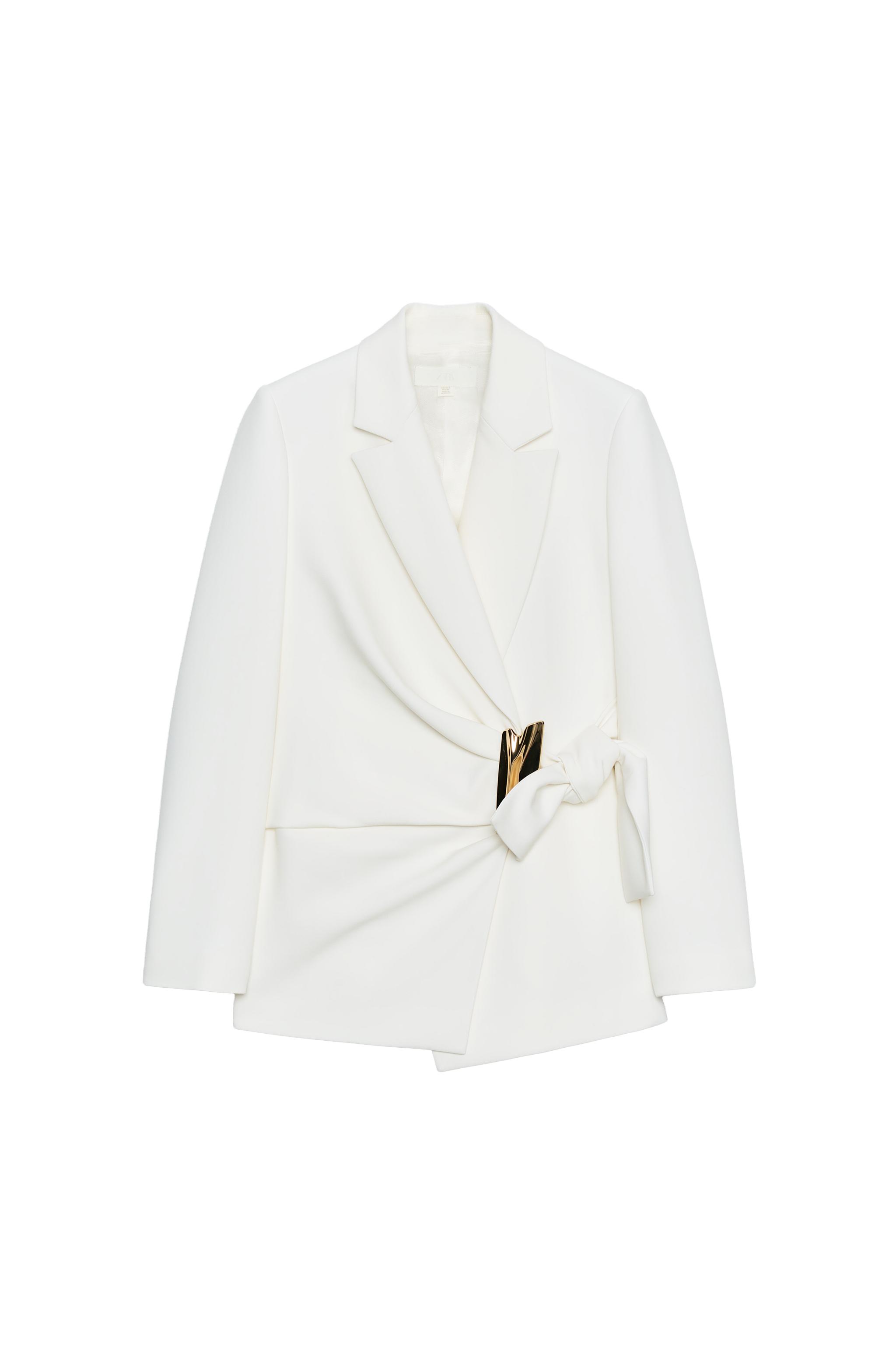 VESTE CROISÉE À BOUCLE